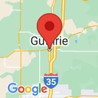 Map of Guthrie, OK US